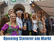 Eröffnungsparty des Restaurants "Hochreiter's Steirer am Markt" am 26.07.2014 in München. Otti Fischer, Doreen Dietel und Co.: VIPs geniessen Wein und steirische Schmankerln am Viktualienmarkt!  (©Fot. Martin Schmitz)
